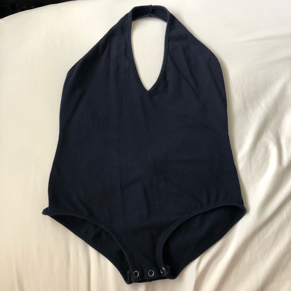 Halter Bodysuit with open back